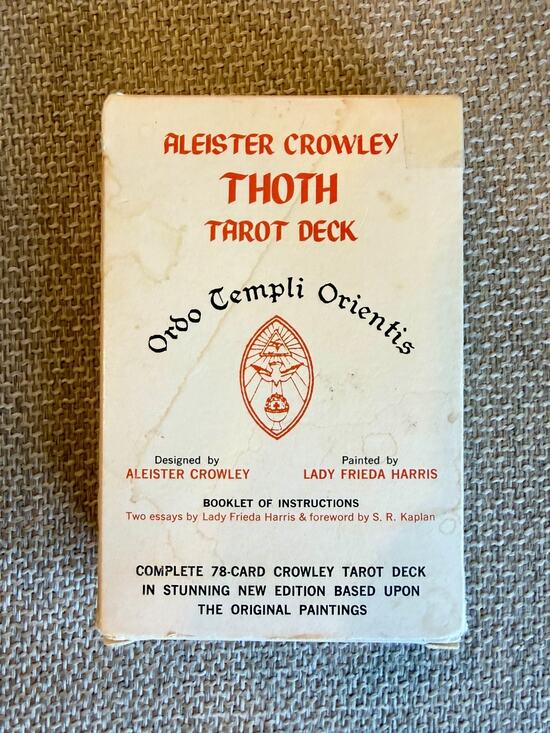 US Games System Other - Vintage 1978 Aleister Crowley Thoth Tarot Deck AC78 Belgium U.S. Games 78 Cards